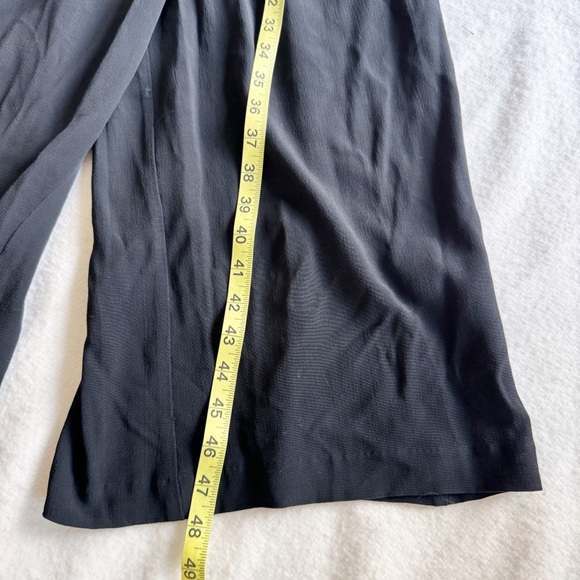 Eileen Fisher Cropped Sleeveless Black Jumpsuit Wide Leg Style Size XS - Picture 12 of 15